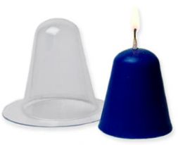 Пластиковая форма для свечей Конус сфера
